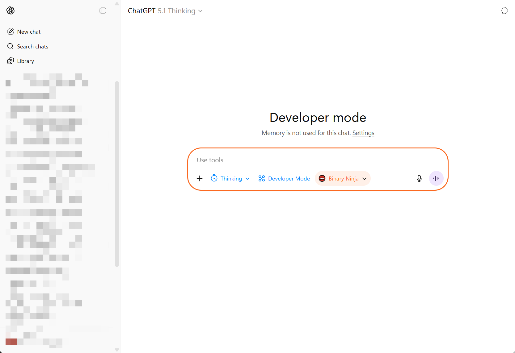 Using Binary Ninja connector from ChatGPT